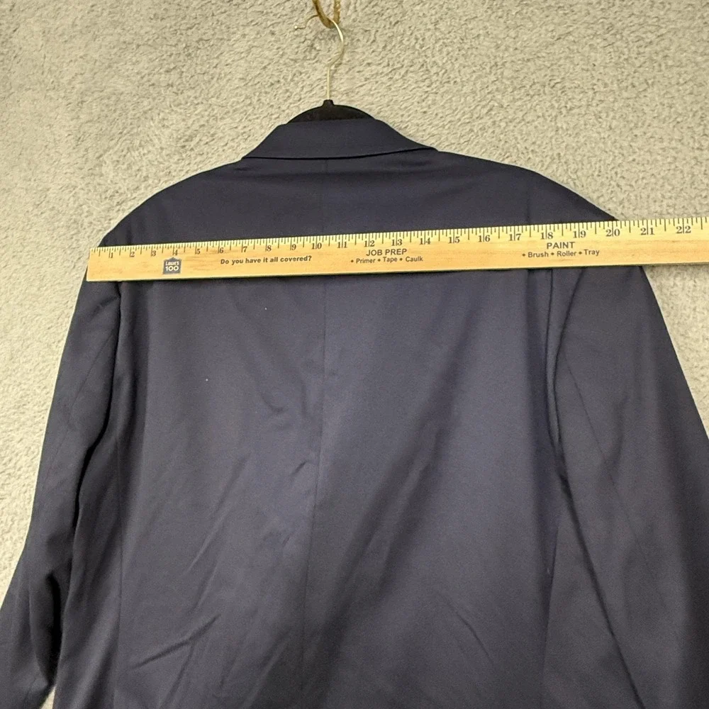 Michael Kors Blazer‎ Mens 46R Navy 2 Button Notch Lapel Stretch Lined Side Vents